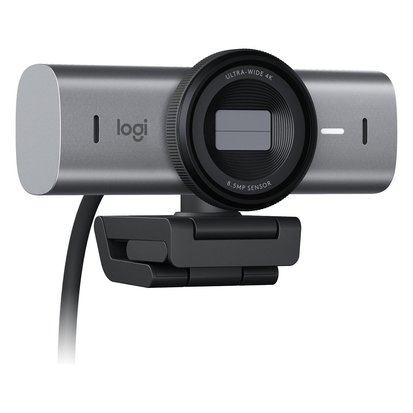 Webcam Logitech MX Brio / 4K UHD / 8.5MP / Autofokus / 90° / Zoom Digjital 4× / 2 Mikrofona / USB-C - Gri - 4
