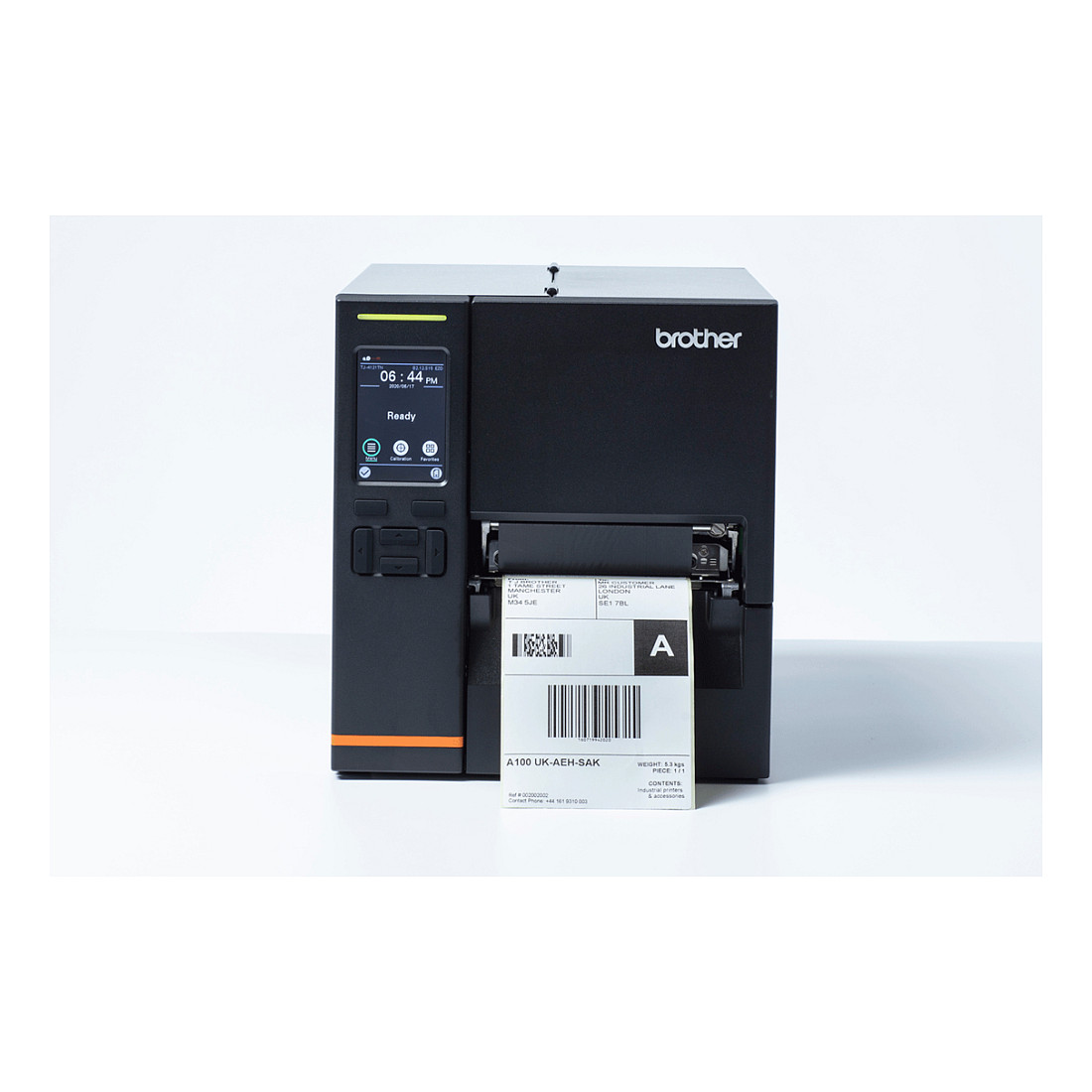 Printer Label Brother TJ-4121TN / Për Etiketa / Termal / 300 DPI / 107mm / 178 mm/sec / USB + LAN + Serial - Zezë - 2