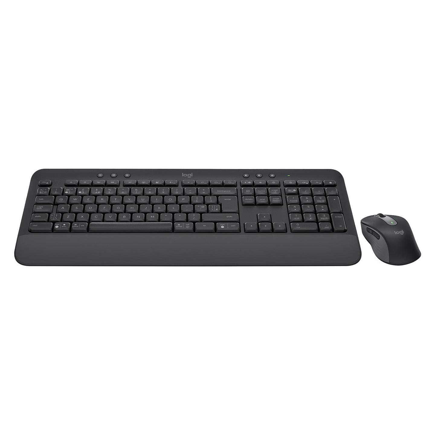 Combo (Tastierë & Maus) Logitech Signature MK650 Combo for Business, Wireless, Plunger, Full Size, 4000DPI, 5 Butona, Bluetooth + Logi Bolt 2.4GHz - Grafit
