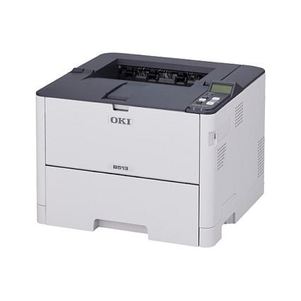 Printer Laser OKI B513dn / LED / A4 / 1200 × 1200 DPI / 45 ppm / Duplex - Gri/Bardhë