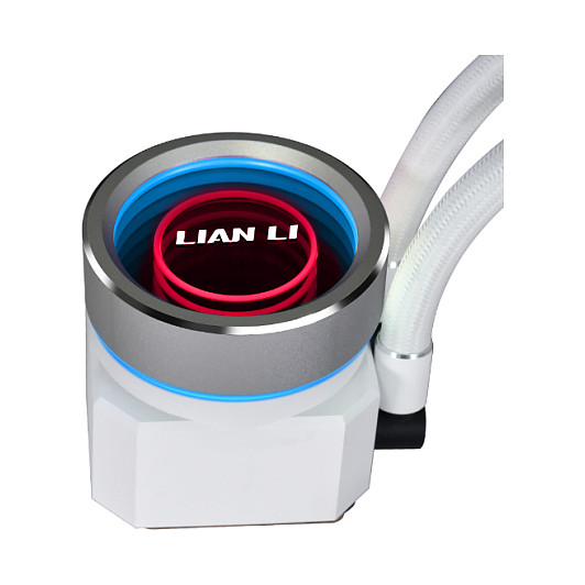 Ftohës për Procesor Lian Li GALAHAD II Trinity Performance 360 / AIO / 360mm / 3×120mm UNI FAN P28 / 4200 RPM / 109.6 CFM / LGA115x/1200/1700 / AM4/AM5 – Bardhë - 2