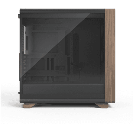Kasë Fractal Design Summit, Mid-Tower, ATX, Xham i Temperuar, 3x Momentum 14, USB Type-C 20Gbps - Zezë/Kafe - 3