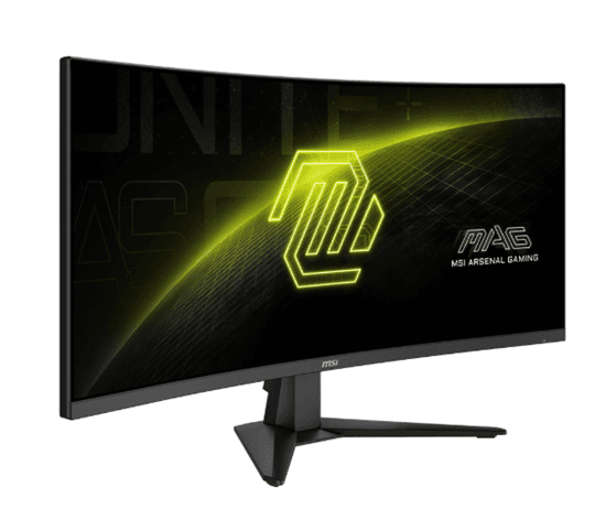 Monitor Gaming MSI MAG 346CQDF E20 , 34", UWQHD Rapid VA Curved, 400Hz, 0.5ms, HDMI+DP - Zezë - 2