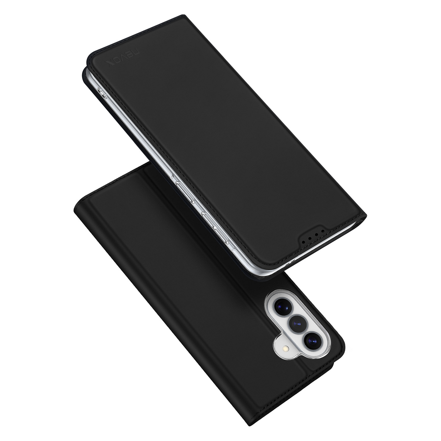 Aksesorë për telefon VARIO 2605 / Case / Flip / TPU & PU / Samsung Galaxy A57 5G - Zezë - 4