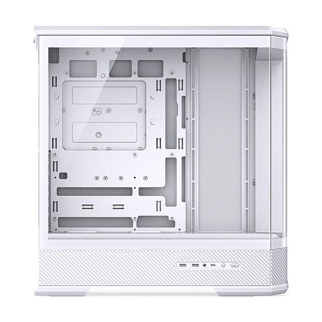 Kasë PC Jonsbo D400 / Midi Tower / ATX / Tempered Glass - Bardhë - 12