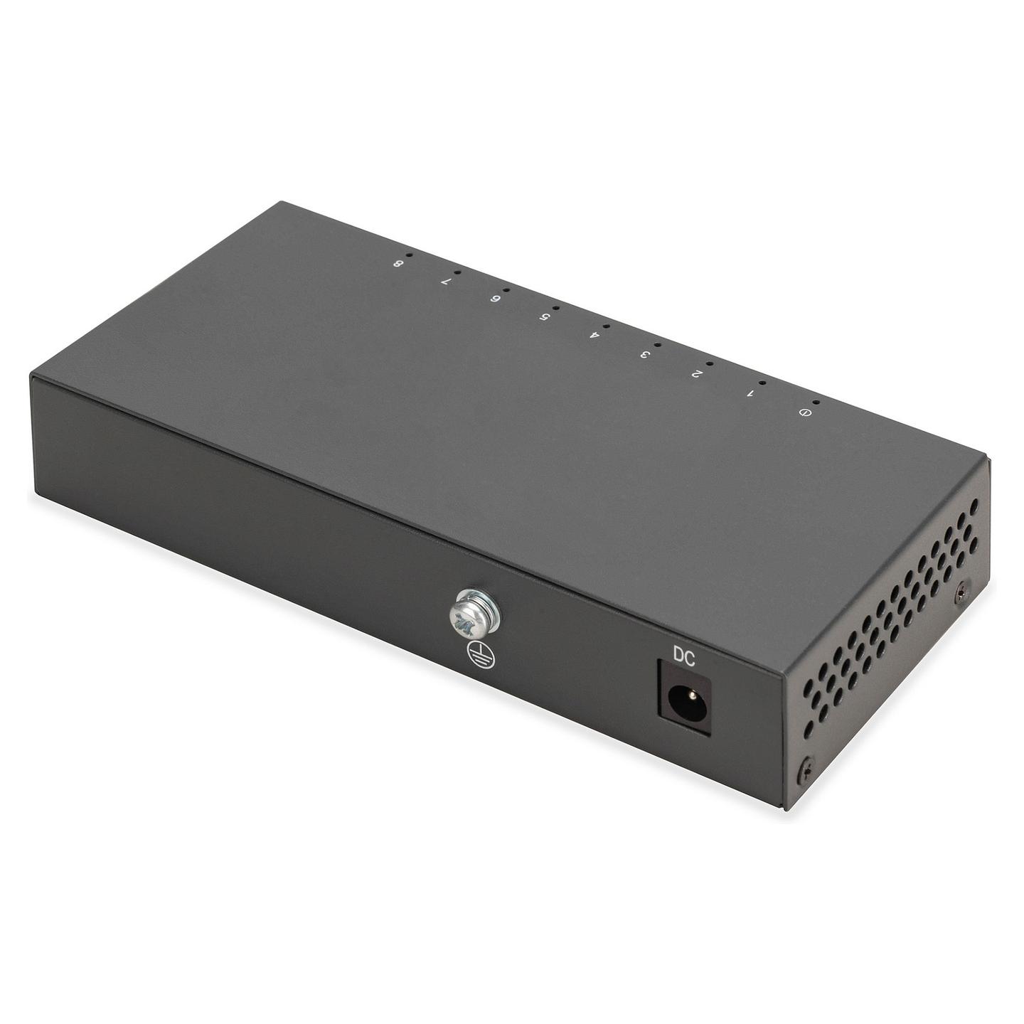Switch DIGITUS DN-80066-1, 8x Gigabit Ethernet RJ45, 16Gbps - Hiri - 2