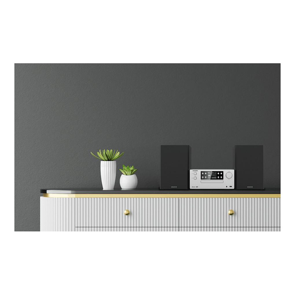 Sistem Audio për Shtëpi Kenwood M-925DAB-S, 50 W, DAB+, FM, RDS, Dalje për Kufje 3.5 mm - Zezë, Argjend - 4