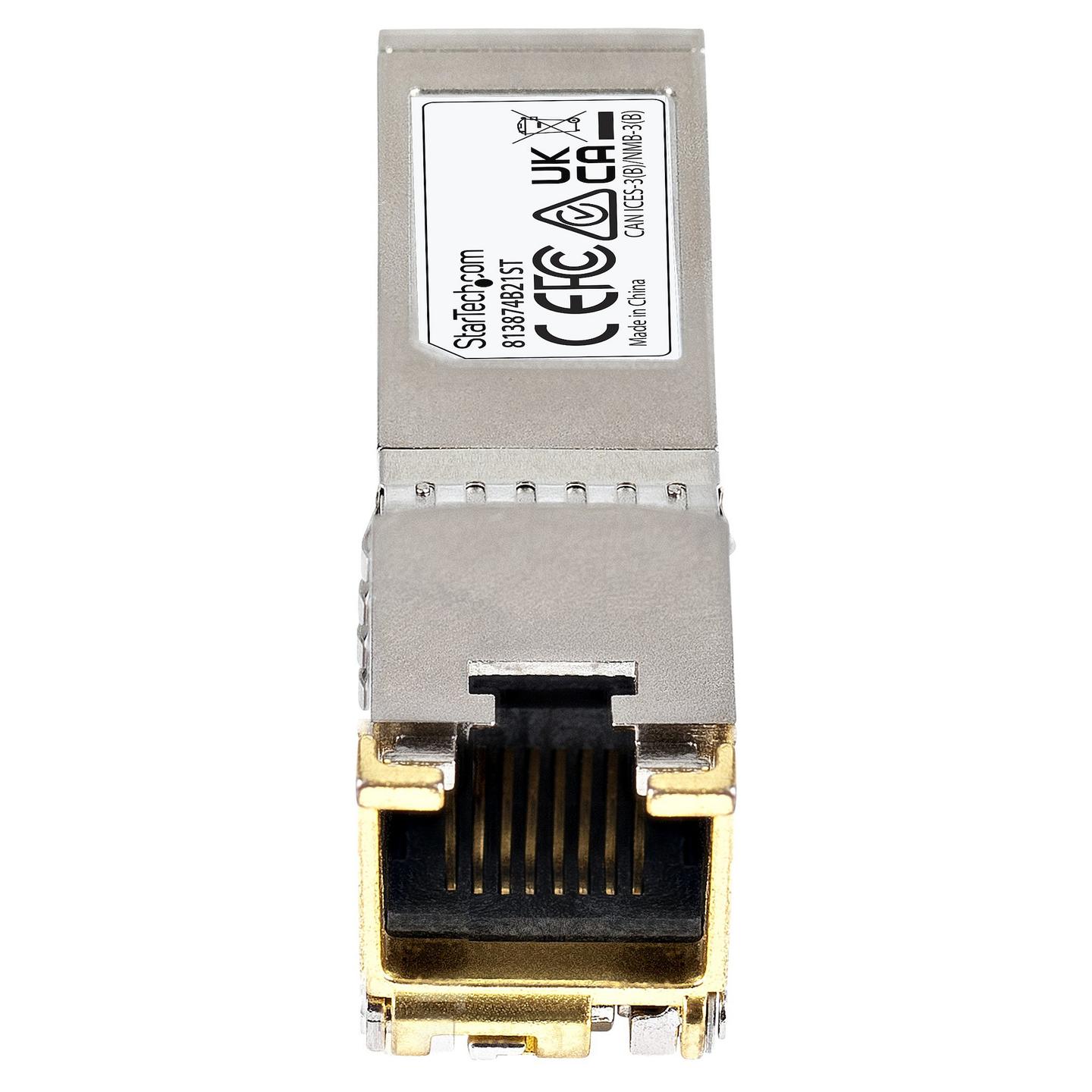 Transceiver SFP+ StarTech.com 813874B21ST, 10Gbps, 10GBASE-T, RJ45, deri në 30m - Argjend - 3