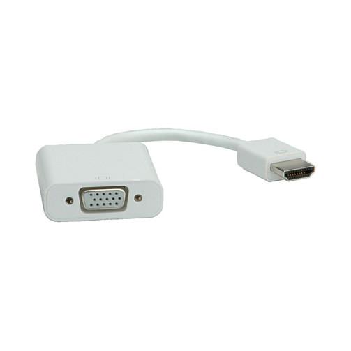 Adapter ROLINE 12.03.3114 / HDMI në VGA (D-Sub) / Full HD / Aktiv / 150mm - Bardhë - 4