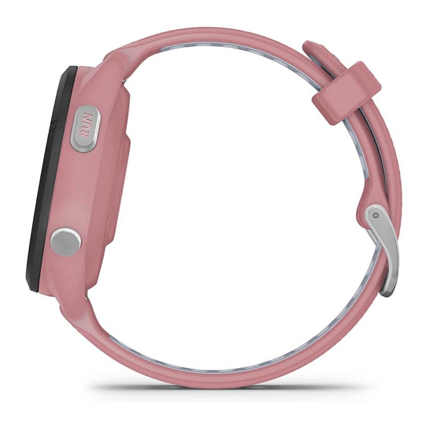 Orë e mençur Garmin Forerunner 265S, 42mm, AMOLED 1.1", GPS Multi-Band, 8GB, Music - Rozë/Hiri - 8