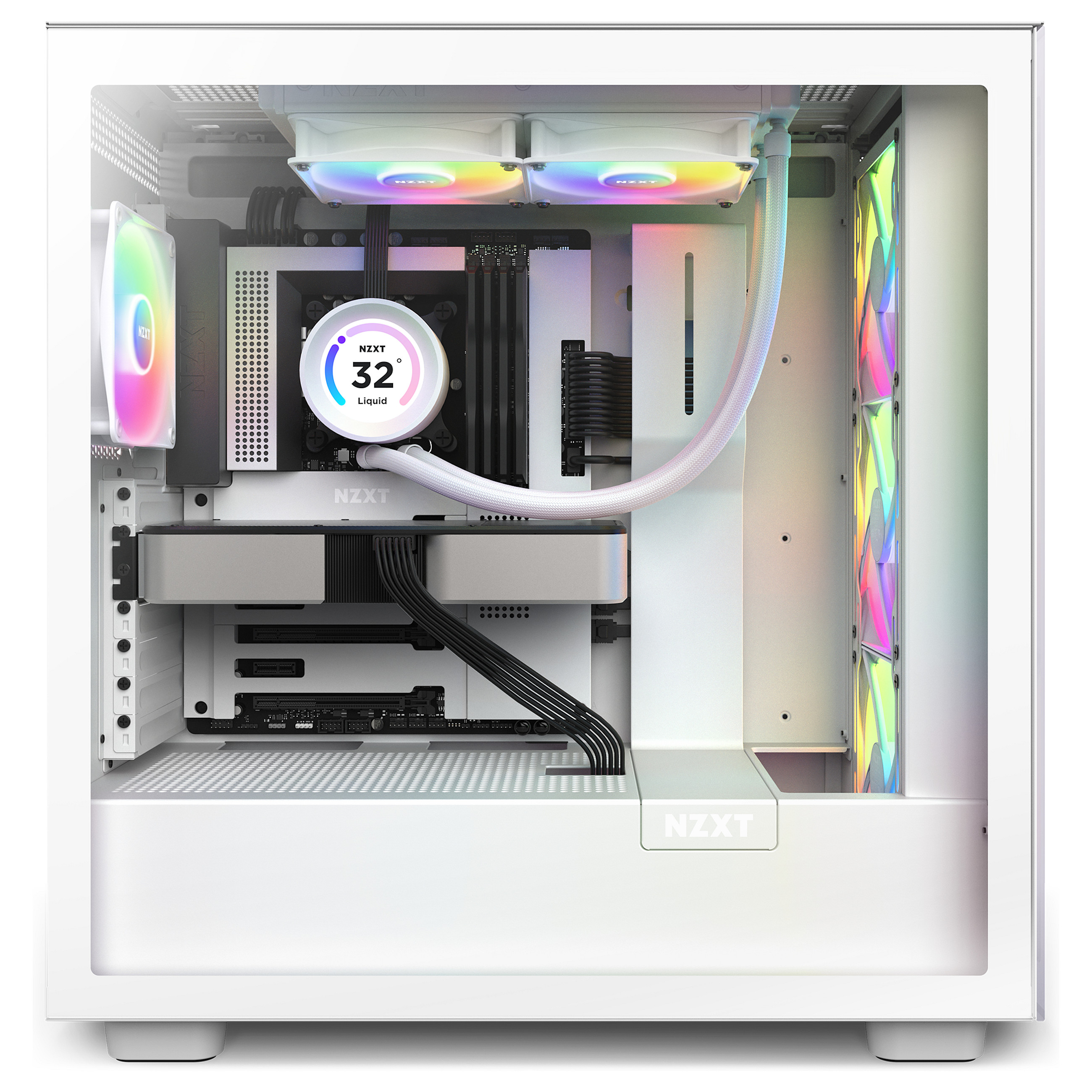 Ftohës për Procesor NZXT Kraken Elite 240 RGB / 240mm / AIO / RGB / LCD - Bardhë - 5
