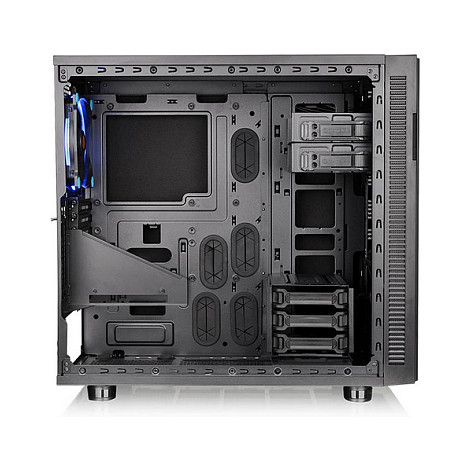 Kasë PC Thermaltake Suppressor F31 Tempered Glass Edition / Mid Tower / ATX / 1x 140mm Front + 1x 140mm Rear Fan / Tempered Glass / Sound-Damping / 360mm Radiator - Zezë - 6
