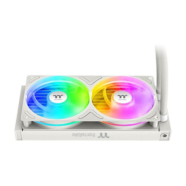Ftohës për Procesor Thermaltake Retro 240 Ultra ARGB Sync / 240mm / 2x 120mm / 2500RPM / 85.29 CFM / 3.86mm-H2O / LCD 3.7" - Bezhe - 3