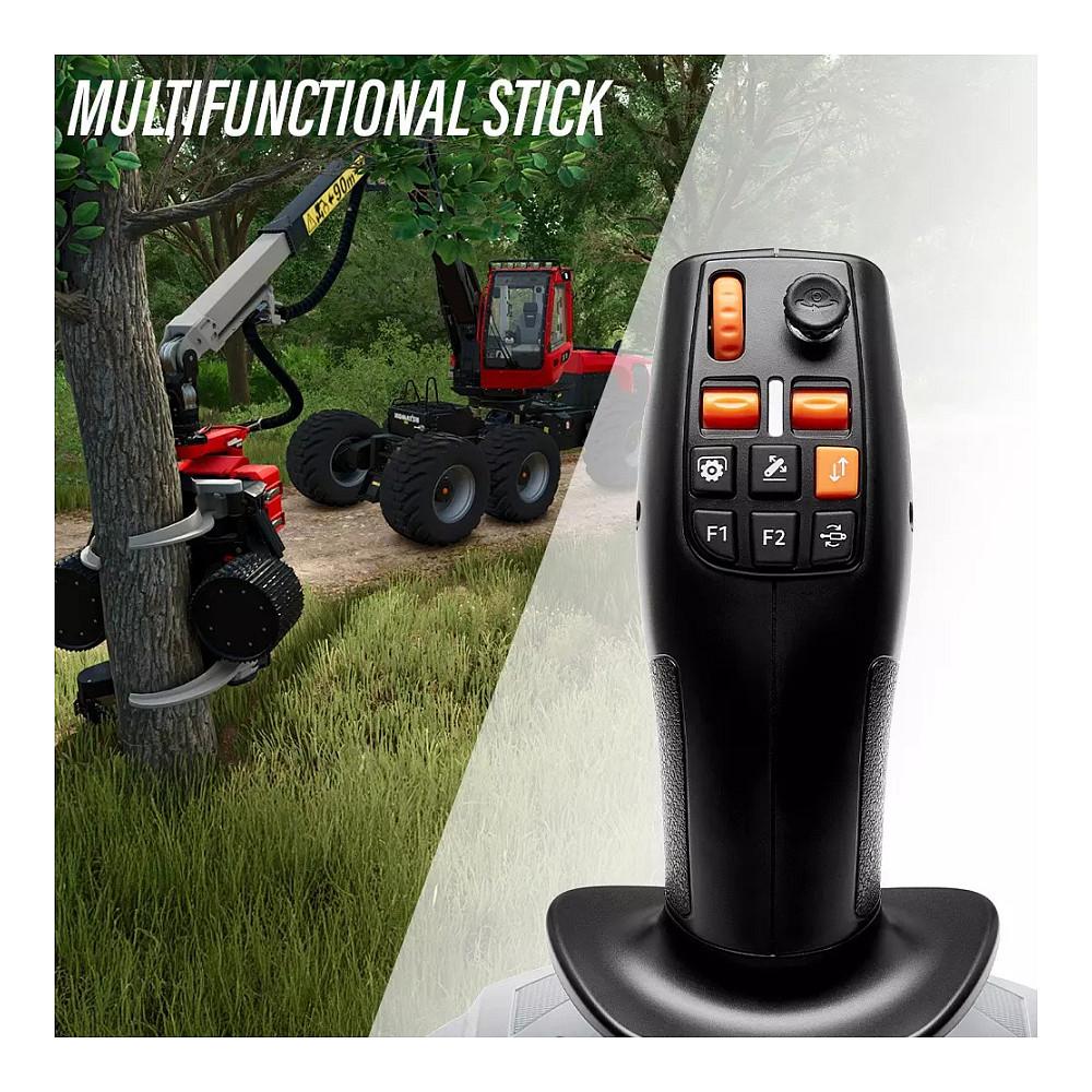Kontroller për PC / PS5 Thrustmaster SimTask FarmStick P / Joystick / 3-Akshe / 33 Butona / H.E.A.R.T. Hall Effect / USB – Zezë - 6