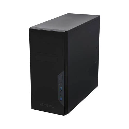 Kasë PC Antec VSK3000B-U3/U2 / Mini Tower / Micro-ATX + Mini-ITX / 1x 92mm Fan / ATX PSU - Zezë