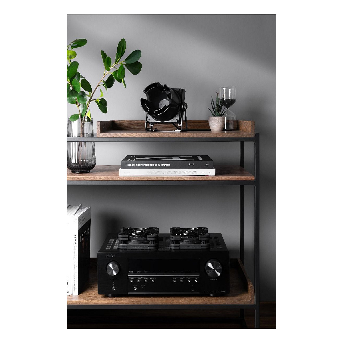 Ftohës për Kasë Noctua NV-FS1 / 120mm / NF-A12x25 PWM / Airflow Amplifier / NA-FC1 / Adjustable Mount – Zezë - 5