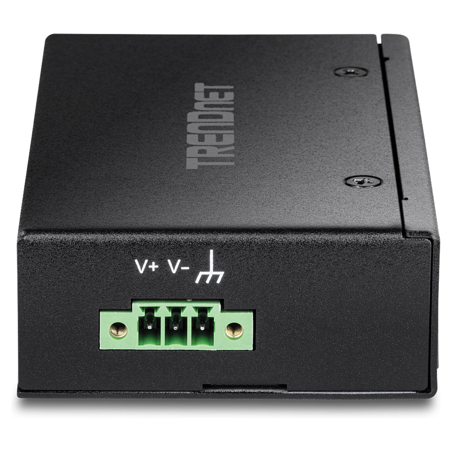 Switch Industrial TRENDnet TI-GLC50, 5 porta Gigabit Ethernet, Switching Capacity 10Gbps, Unmanaged, IP50, DIN-Rail - Zezë - 4