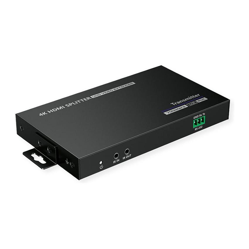 Splitter HDMI VALUE 14.99.3464 me Extender, 1 Hyrje, 3 Dalje, deri në 40 m – Zezë - 2