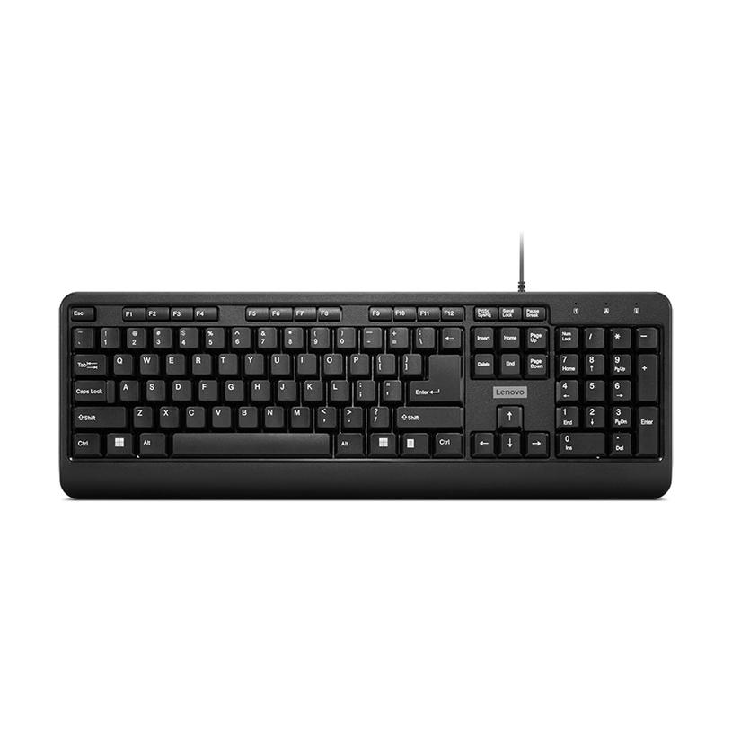 Tastierë me kabllo Lenovo 160 / USB / Full-Size / 1.5m / QWERTY US – Zezë