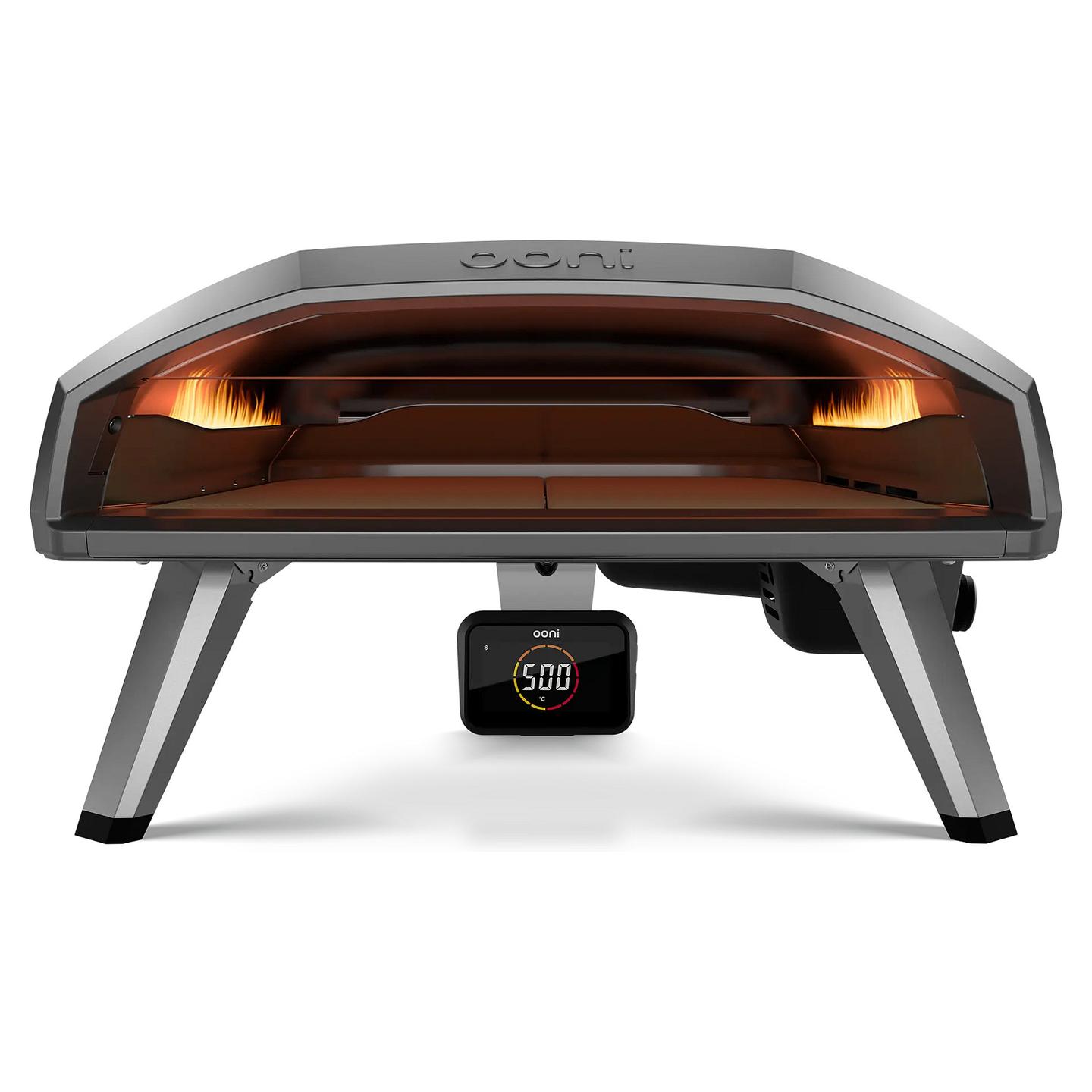 Furrë Pice Ooni Koda 2 Pro, 18", 500°C, me Gaz, Ooni Connect - Zezë/Hiri - 3