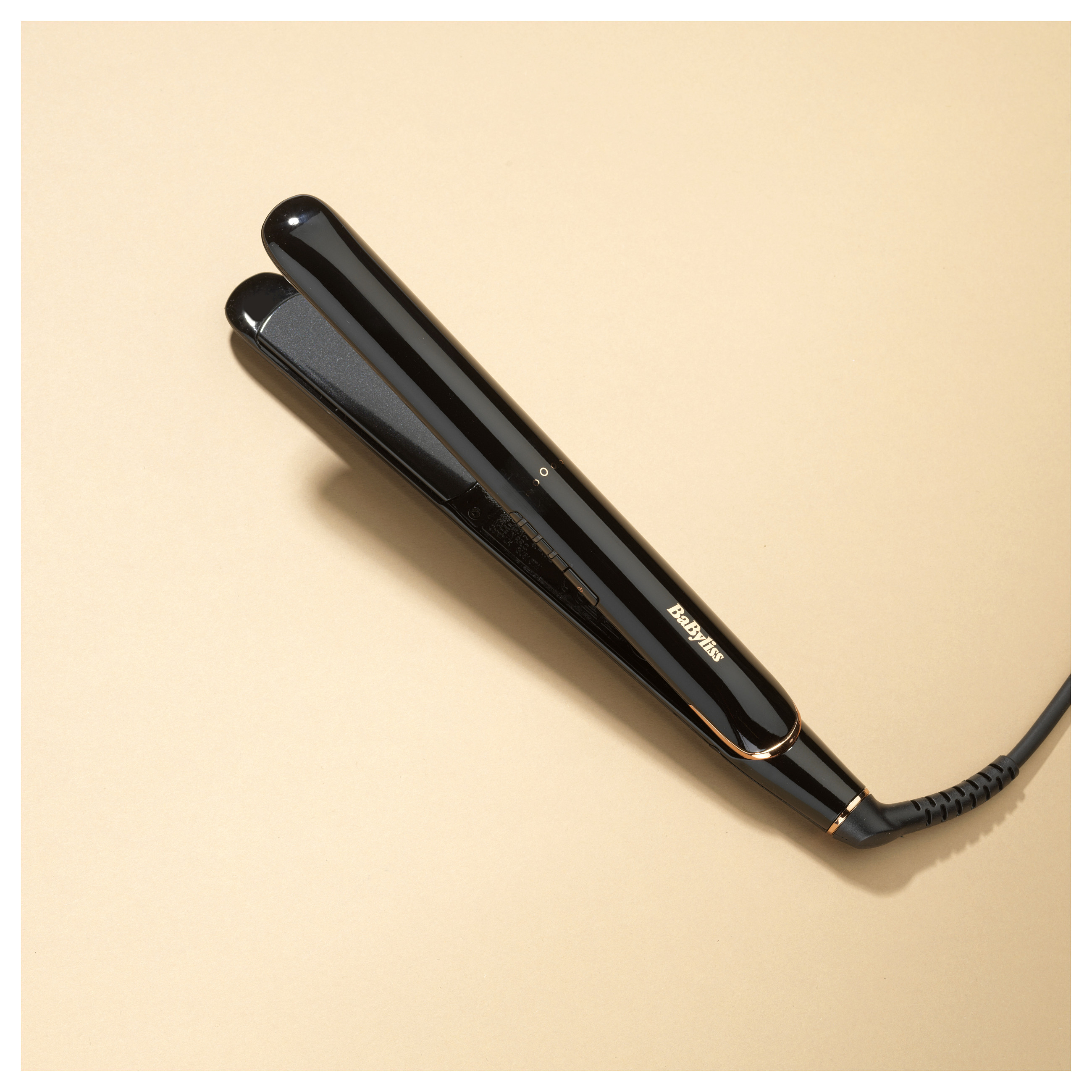 Drejtuese për flokë BaByliss Smooth Finish ST250E / Titanium-Ceramic / Ionic / 3 Temperatura / 230°C / Universal Voltage – Zezë - 8