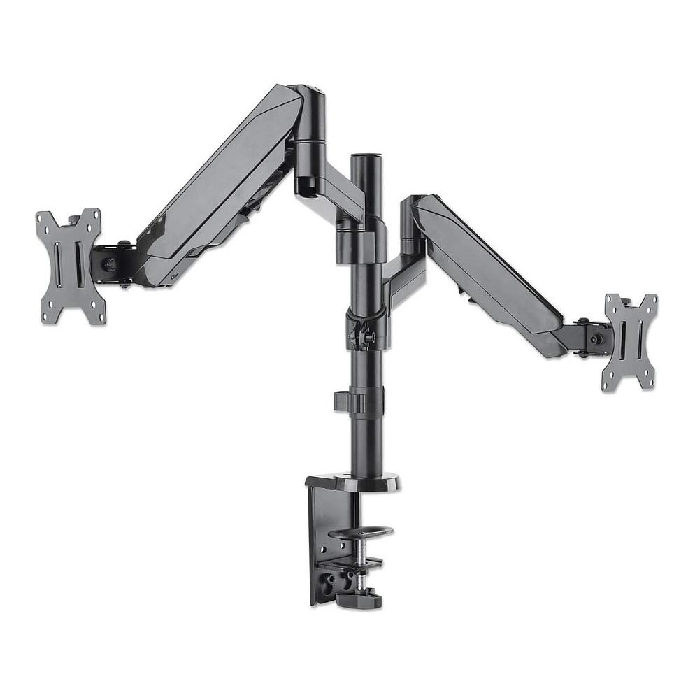 Mbajtëse për Monitor Manhattan 461597 / 2 Monitorë / 17"-32" / 8kg / Full Motion Gas Spring - Gri - 3