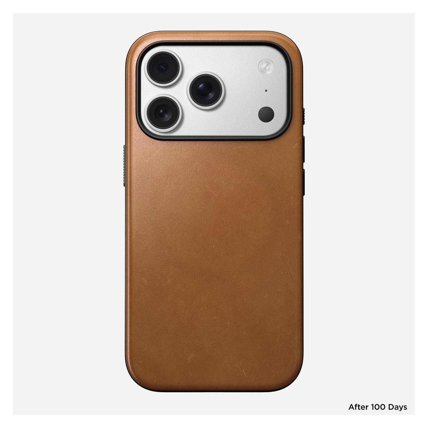 Aksesorë për telefon Nomad Modern Leather / Case / MagSafe / Qi2 / iPhone 17 Pro - Kafe