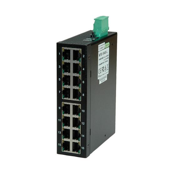 Switch Industrial ROLINE 21.13.1157, 16x Fast Ethernet RJ45, 10/100Mbps, DIN-Rail - Zezë - 2