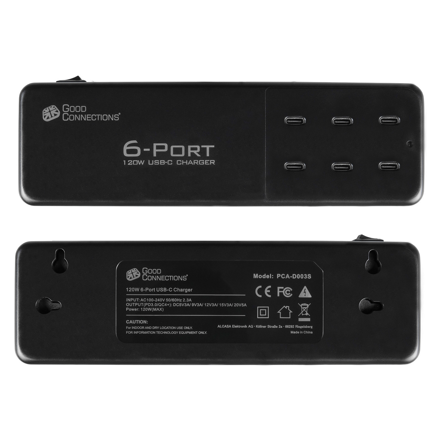 Stacion Karikimi USB-C Good Connections / 120W / 6x USB-C / PD 3.0 / Quick Charge 4+ – Zezë - 4