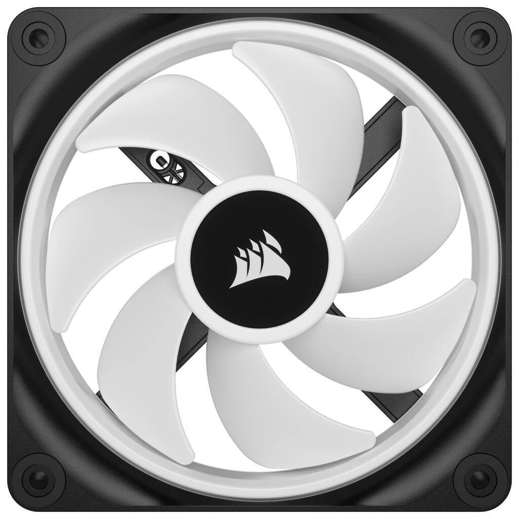 FtohĂ«s pĂ«r KasĂ« Corsair iCUE LINK QX120 RGB / 120mm / PWM / 400â2400 RPM / 63.1 CFM / 3.8 mmHâO / 3-Pack / RGB â ZezĂ« - 2