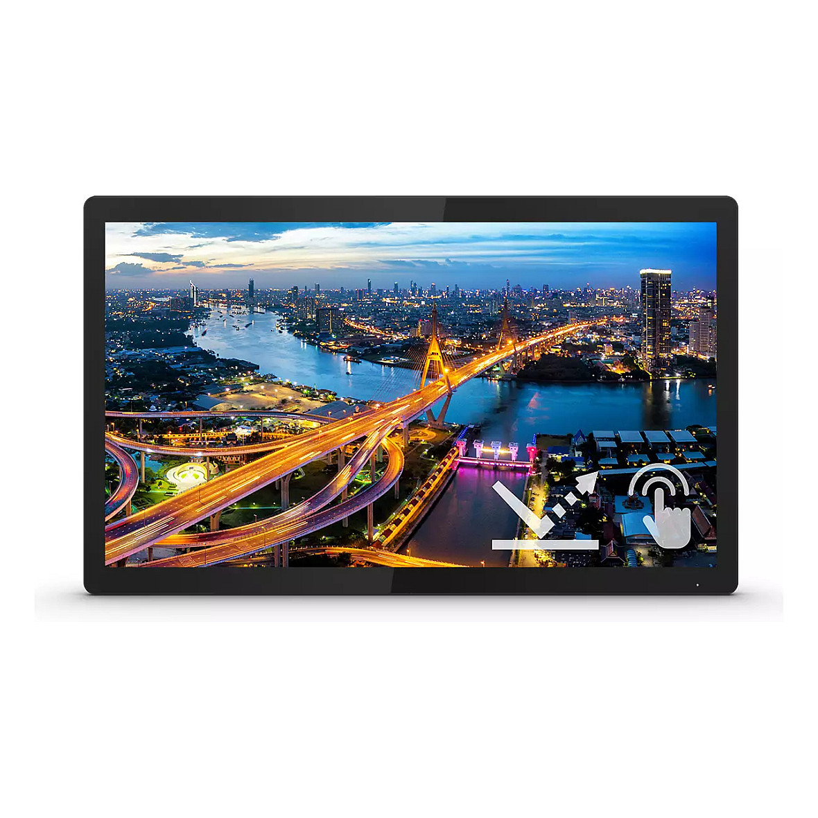 Monitor Philips B Line 222B1TFL/00 / 21.5" / Full HD IPS Touch / 75Hz / 4ms / HDMI+DP+DVI+VGA+USB - Zezë - 2