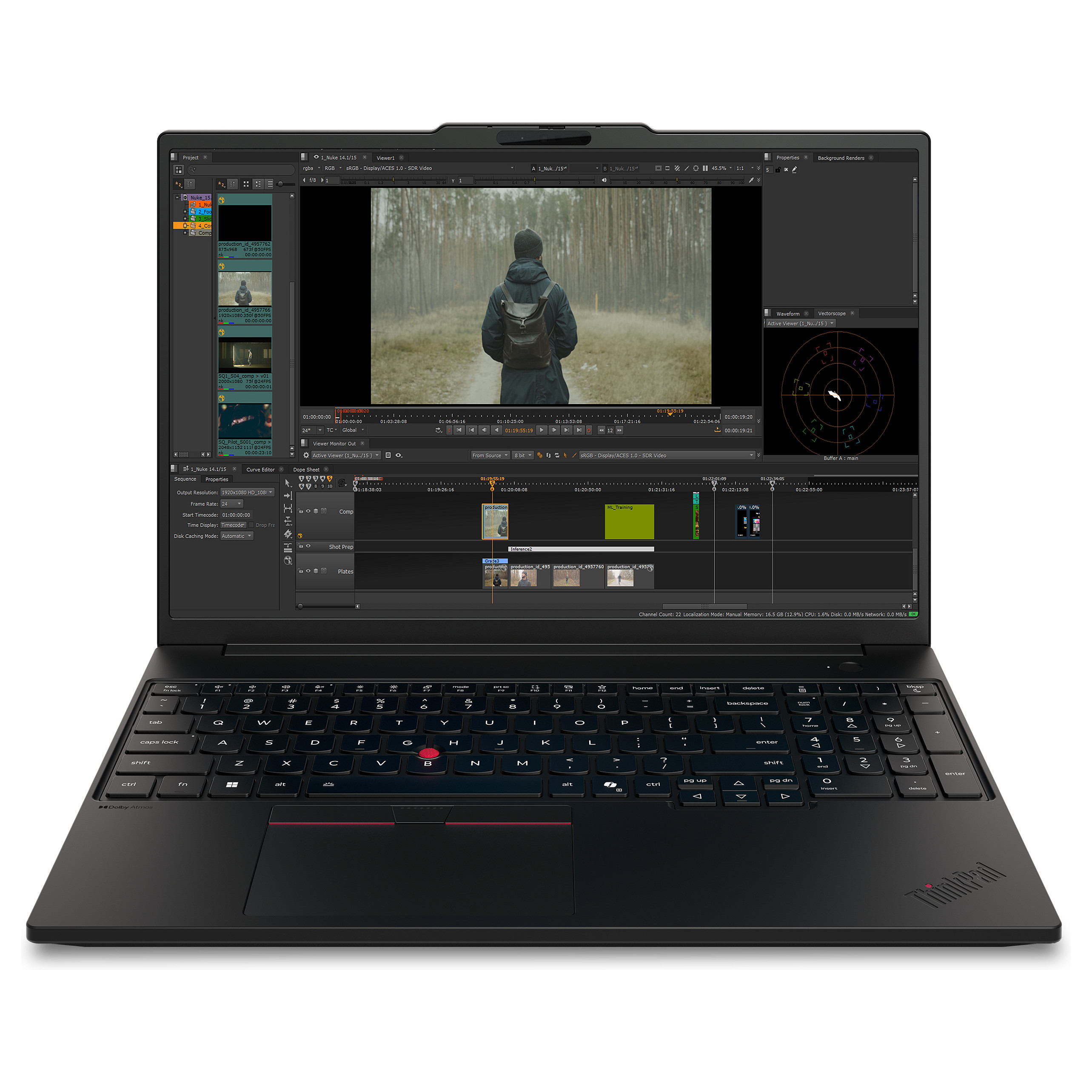 Laptop Lenovo ThinkPad P16s Gen 5 Copilot+ / Ultra 7 356H / 32GB LPDDR5x / 512GB / 16" WUXGA (Full HD+) IPS 60Hz / RTX PRO 500 Blackwell 6GB - Zezë - 5