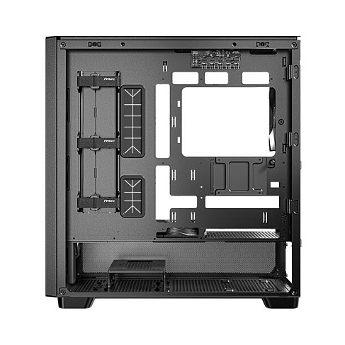 Kasë PC Antec FLUX / Midi Tower / E-ATX + ATX / 3x 120mm + 1x 140mm Fan / Tempered Glass + Wood - Zezë - 7