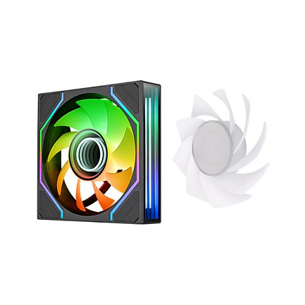 Ftohës për Kasë Thermaltake SWAFAN 120 EX INFINITY / 120mm / 500-2000 RPM / ARGB / PWM / 3-Pack – Zezë - 5