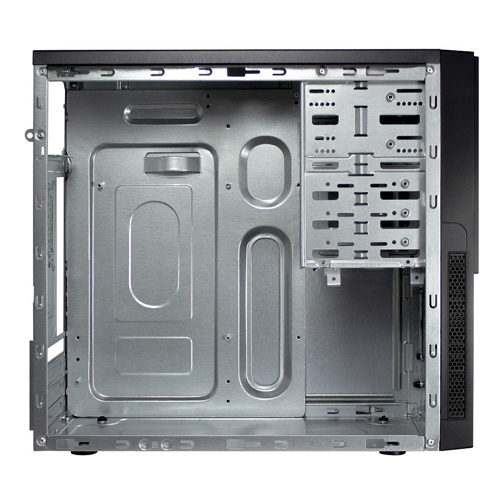 Kasë PC Inter-Tech IT-6865 / Micro Tower / Fan 80/92mm / HDD 2.5"/3.5"/5.25" - Zezë - 4