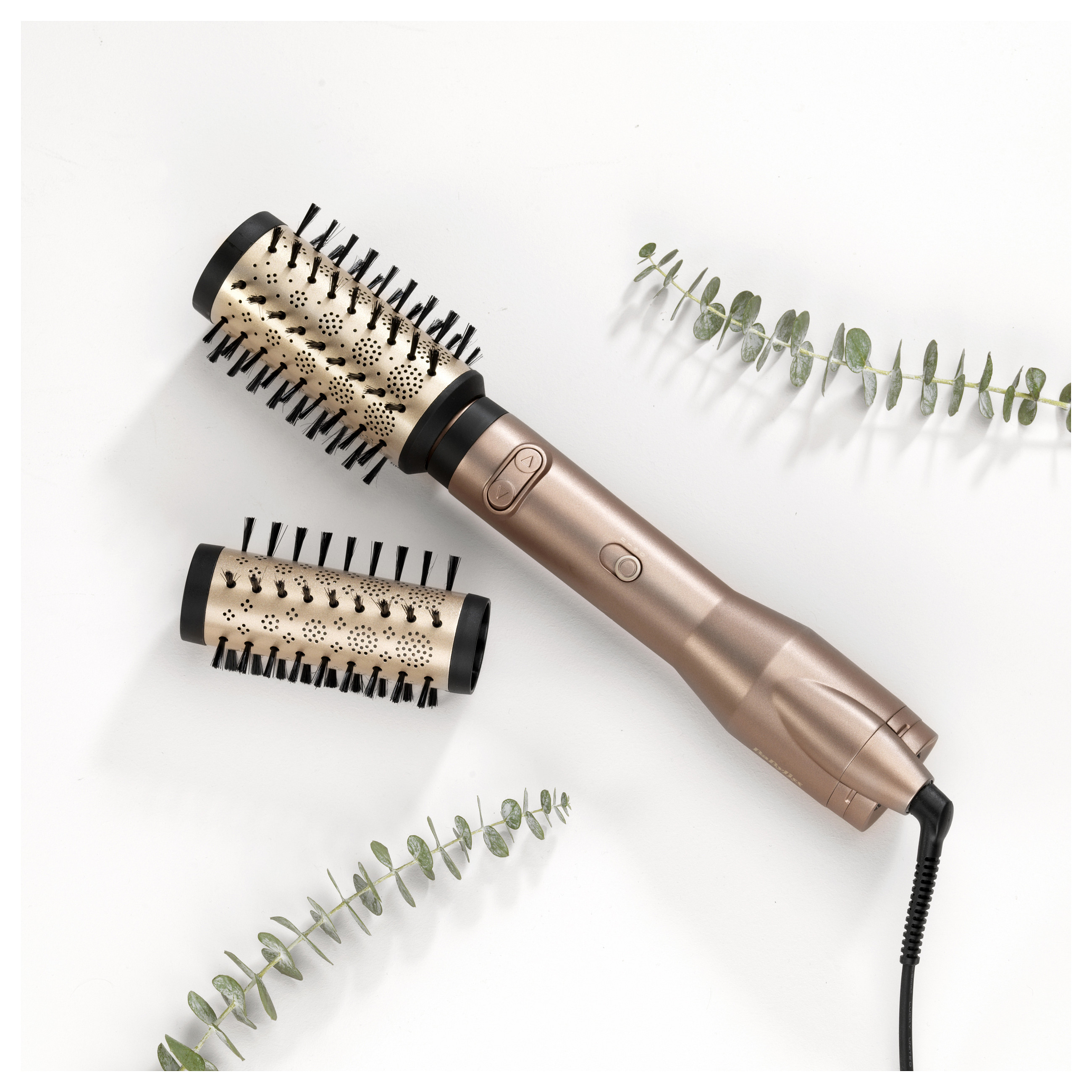 Stiluese për flokë BaByliss Big Hair Dual AS952E / 650W / Ionic / Ceramic / 40–50 mm / 2 Drejtime Rrotullimi – Ari - 8