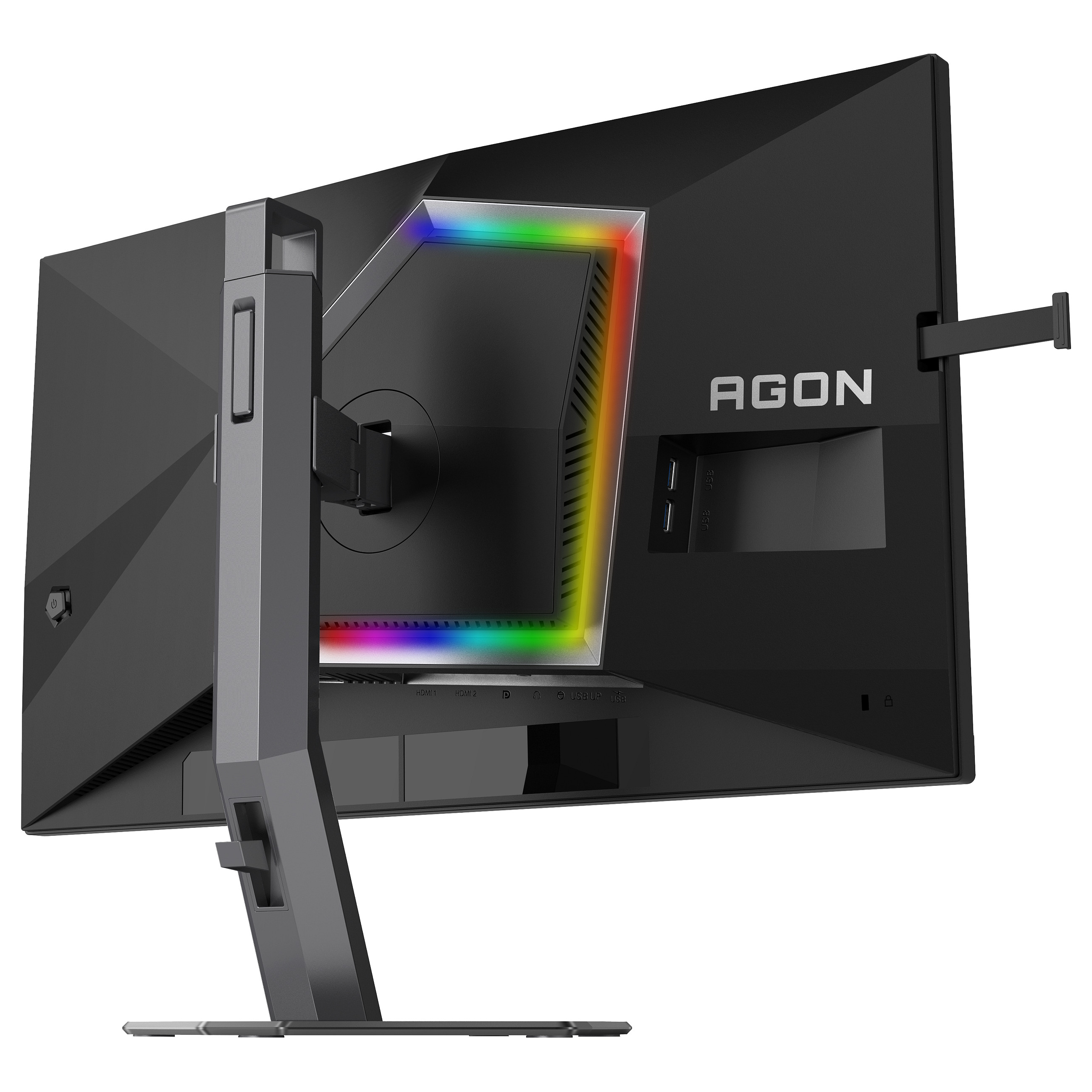 Monitor Gaming AOC G2 AG246FK6 / 24.1" / Full HD LED / 540Hz / 0.5ms / HDMI+DP+USB - Zezë/Gri - 15