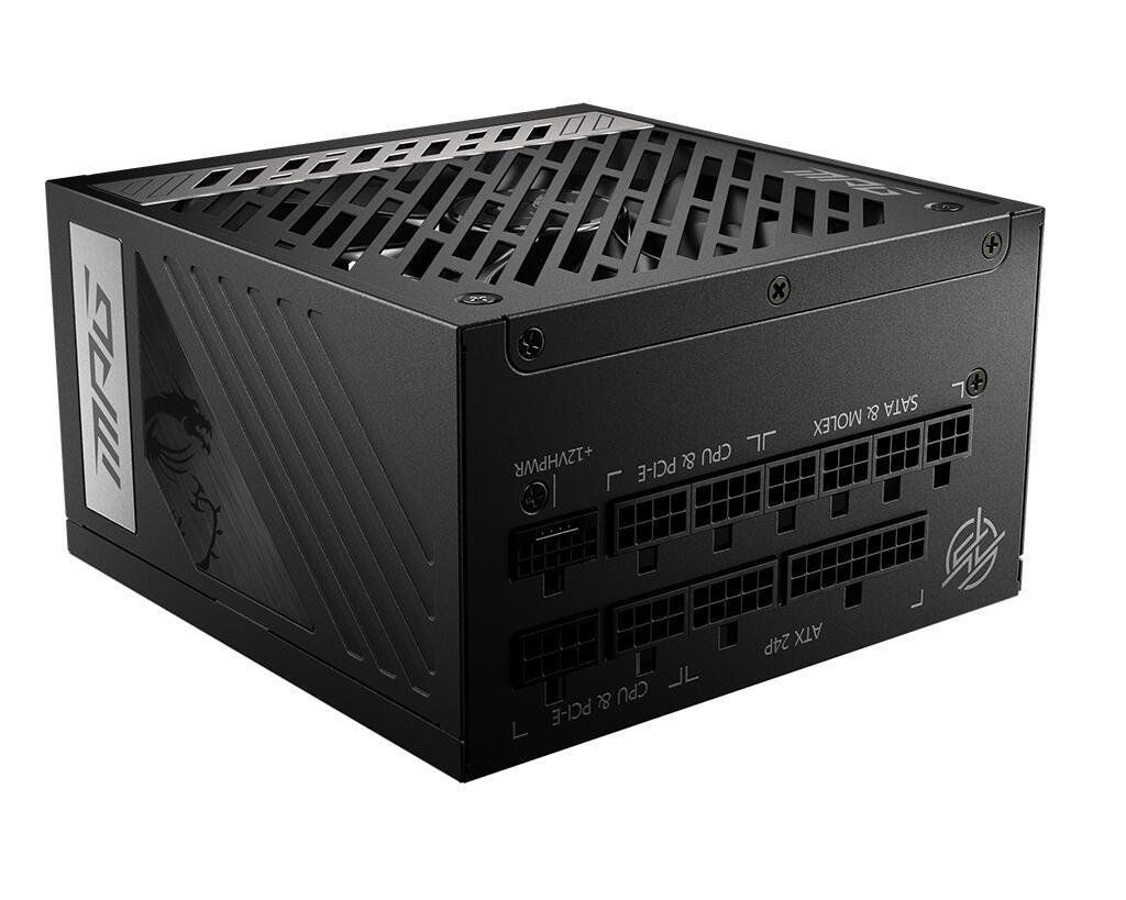 Furnizues Energjie MSI MPG A1000G PCIE5 / 1000W / ATX / 80 PLUS Gold / Full Modular / PCIe 5.0 – Zezë - 2