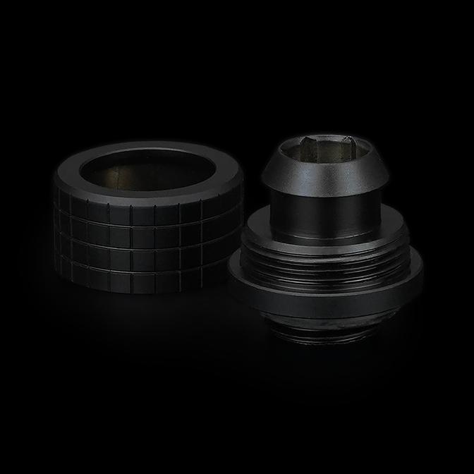 Fiting për Ftohës Thermal Grizzly DeltaMate, ST13, 10mm ID, 13mm OD, G1/4 - Zezë - 2