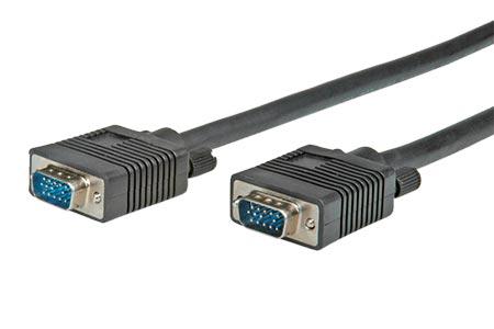 Kabllo VGA ROLINE / VGA (D-Sub) / HD-15 / 20m - Zezë