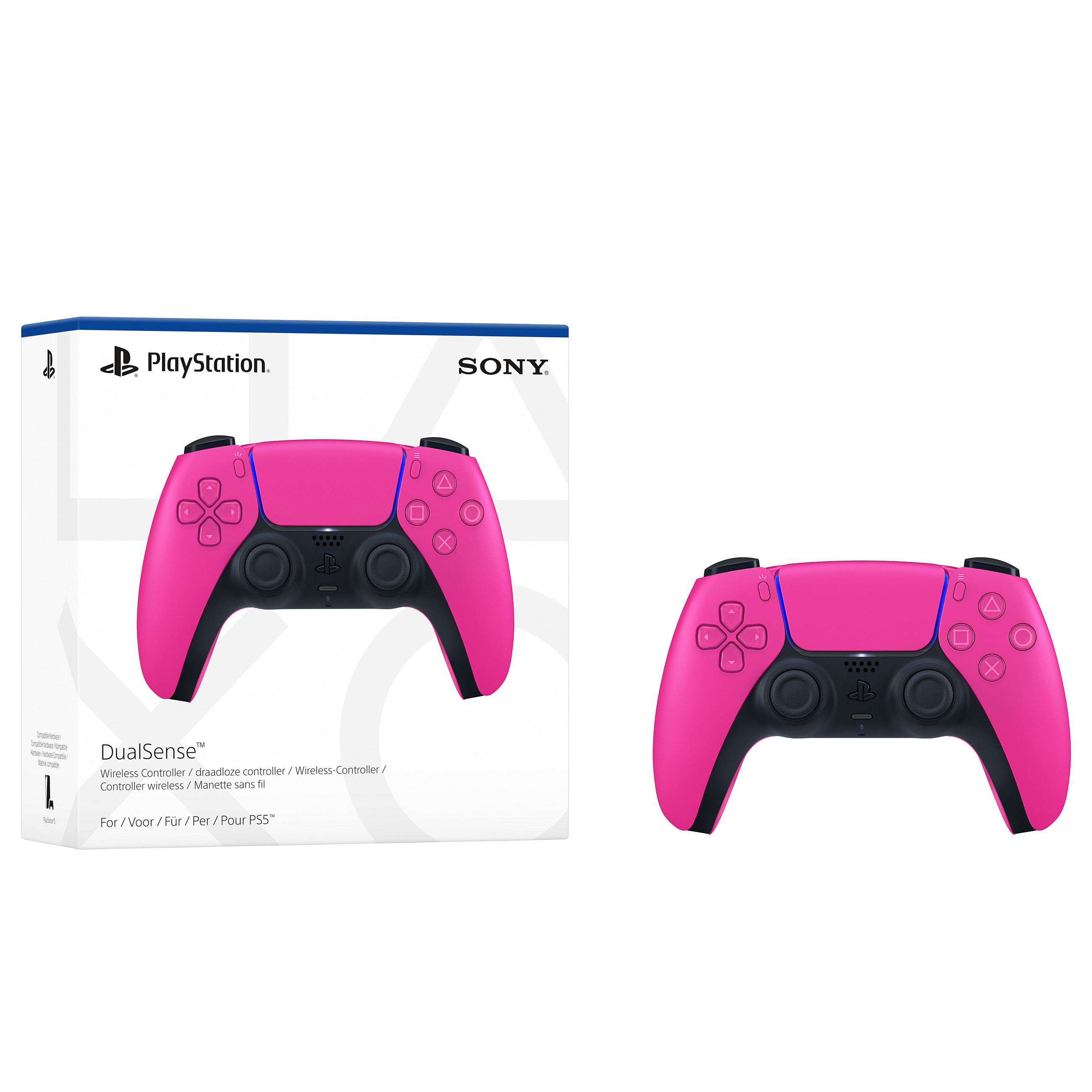 Kontroller Sony DualSense Nova Pink / Wireless & Wired – Rozë - 5