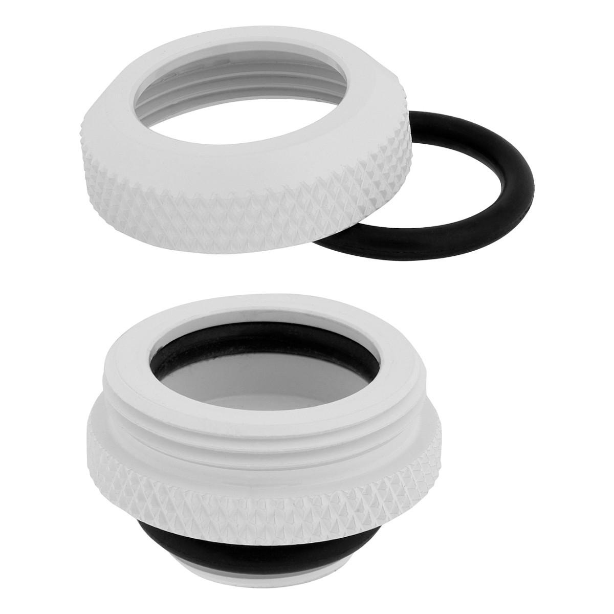 Aksesor për Ftohës Corsair Hydro X Series XF Hardline Fitting / Straight / 14mm OD / G1/4" BSPP / 4 copë / Custom Watercooling – Bardhë - 2