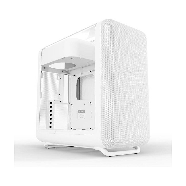 Kasë PC HYTE X50 / Mid Tower / E-ATX + ATX / 3x 120/140mm Fan Support / Tempered Glass - Bardhë