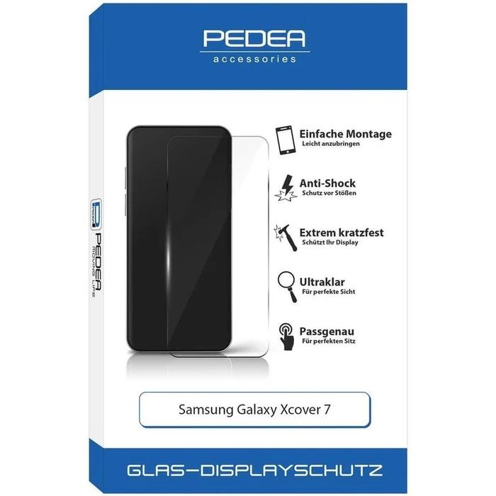 Mbrojtës Ekrani PEDEA 11170194, Tempered Glass, 8-9H, 0.33 mm, për Samsung Galaxy XCover 7 - Transparent