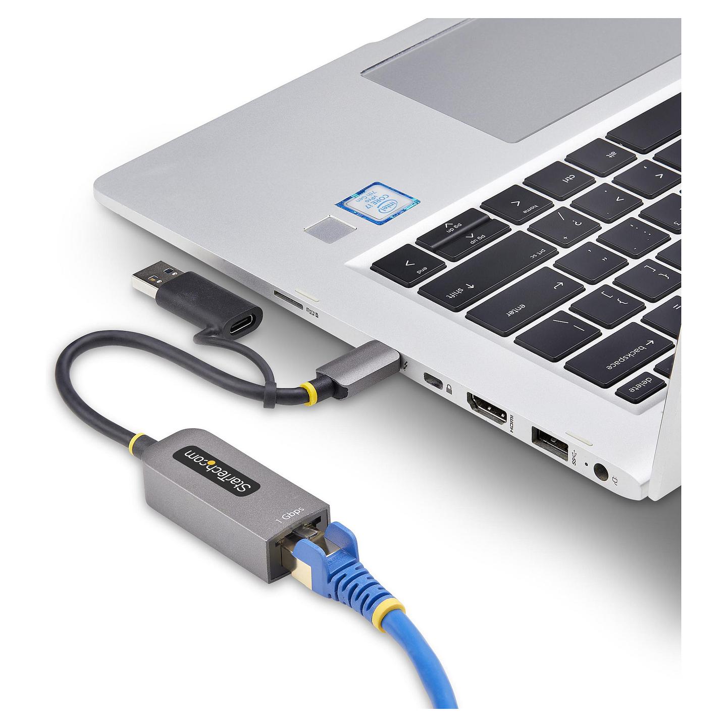 Adapter Rrjeti StarTech C21GA-USB-ETHERNET, USB-C/USB-A, Gigabit Ethernet, RJ45 - Gri - 8