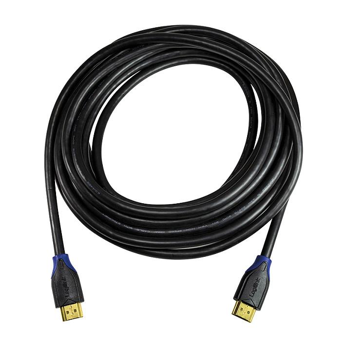 Kabllo HDMI LogiLink CH0063 / HDMI në HDMI / 3m / HDMI 2.0 / 4K 60Hz / High Speed / Ethernet - Zezë - 3