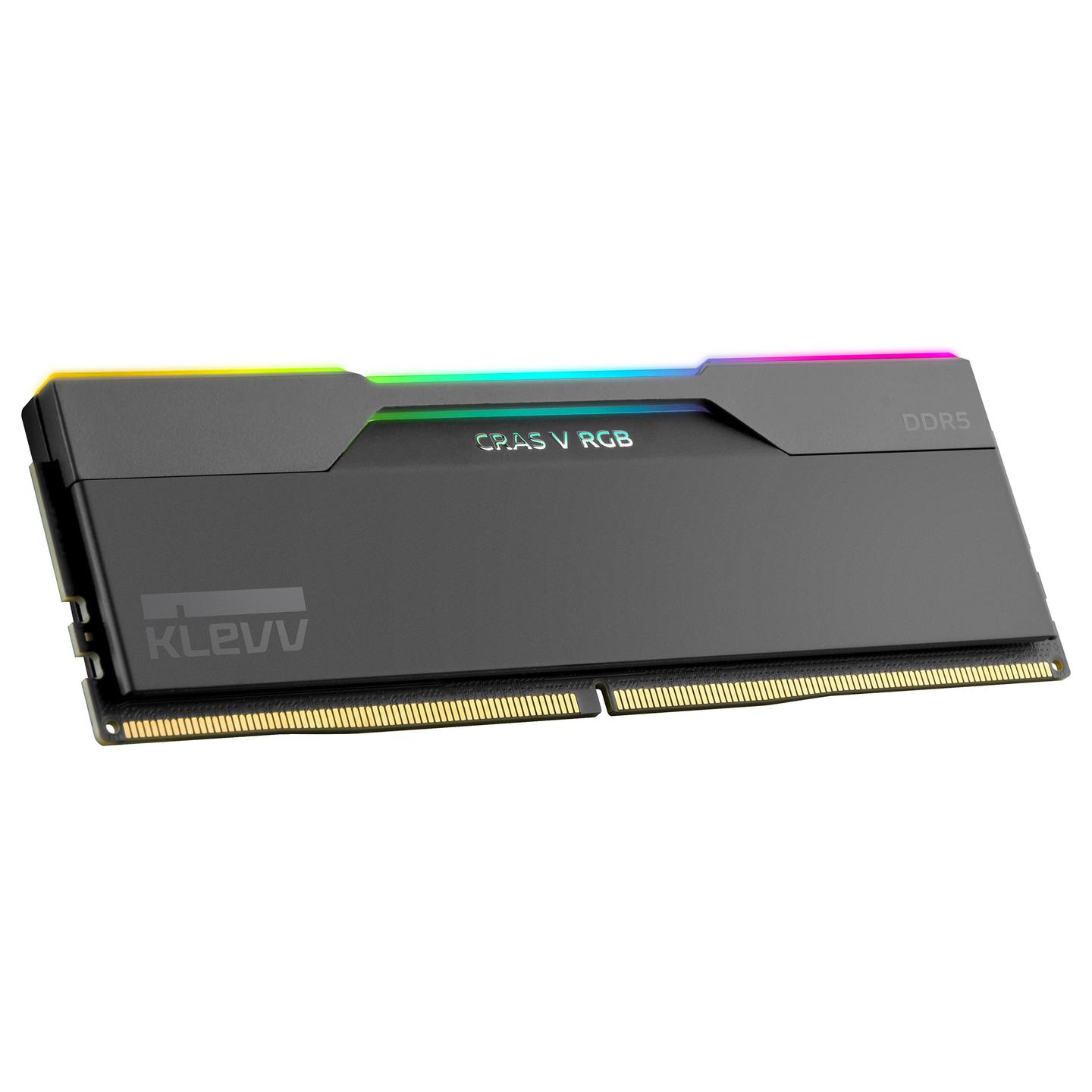 RAM Memorie KLEVV CRAS V RGB, 64GB (2 × 32GB), DDR5, 6000MT/s, CL30-36-36-76, Intel XMP 3.0, AMD EXPO - Zezë - 3