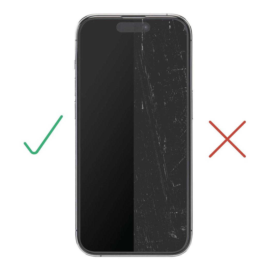 Mbrojtës Ekrani Hama Clear Protect 00222781 / iPhone 16 / Xham i Temperuar / 0.33mm / Full Cover - Transparente - 10