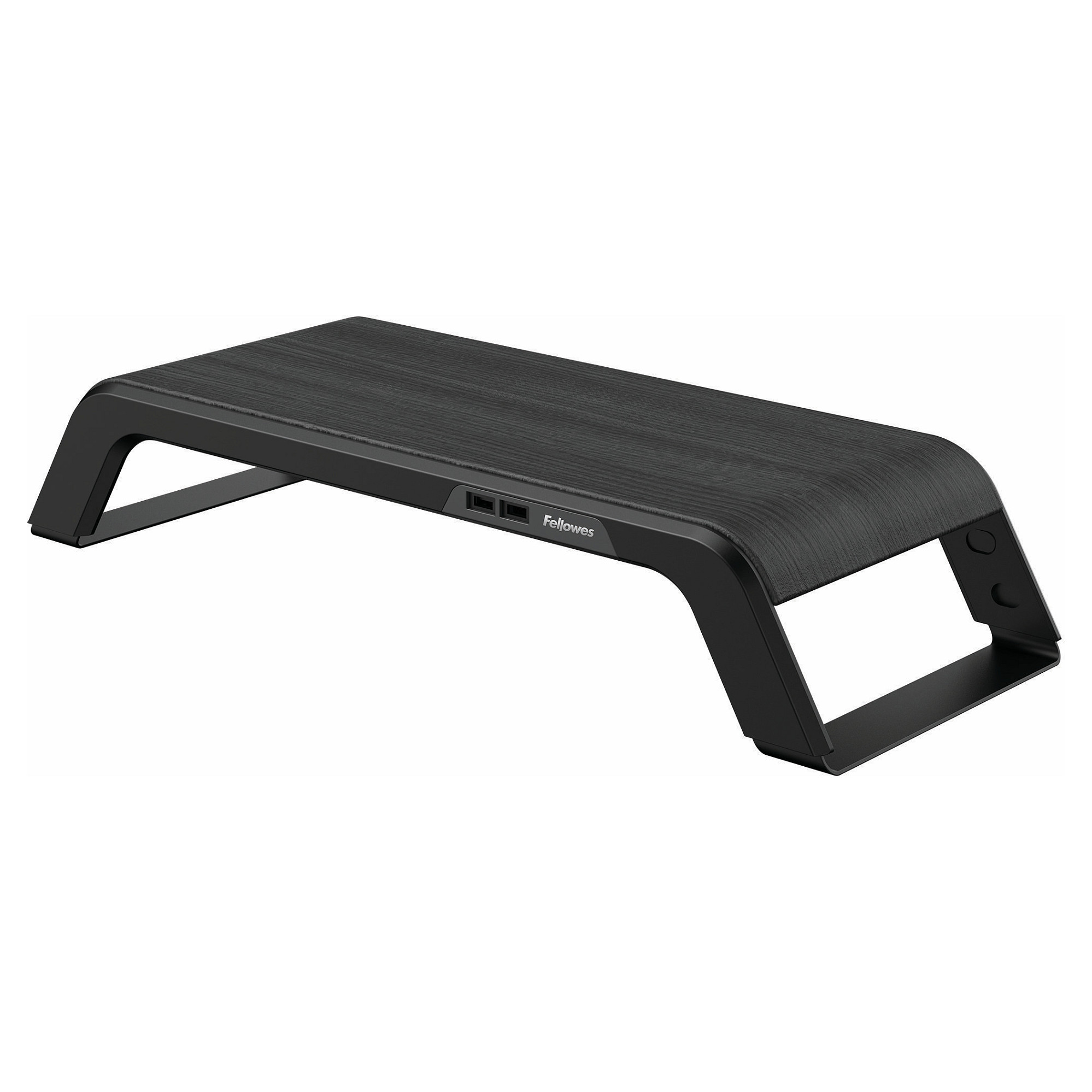Mbajtëse për Monitor Fellowes Hana 8060501 / deri 18kg / 3 Nivele Lartësie / 4x USB / Tavolinë - Zezë - 5