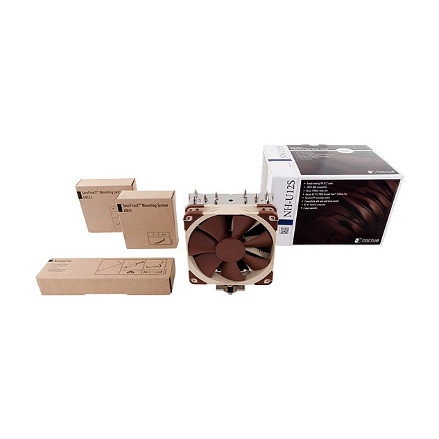Ftohës për Procesor Noctua NH-U12S / 120mm Fan / 1500 RPM / 93.4 m³/h / 12V – Kafe/Çelik Inoks - 4